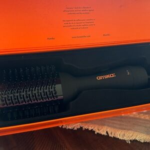 Amika Black and Orange Styling Brush Professional Hair Tool